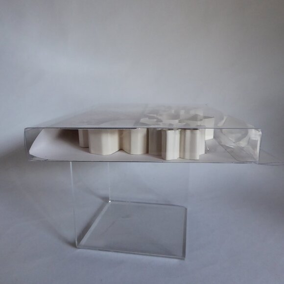 TARGET THRESHOLD BRAND SNOWFLAKE HOLIDAY STAINLESS STEEL COOKIE CUTTER SET OF 5 - Picture 7 of 8